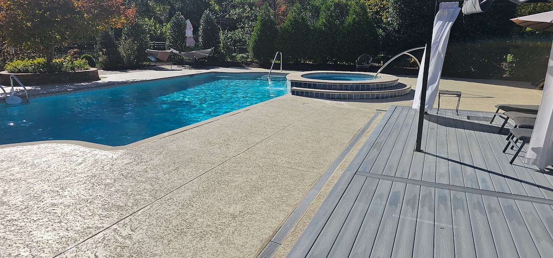 Top Quality Pressure Washing in Brentwood  Tn Cleaning Pool Deck and Pad plus Concrete Drive and Porches